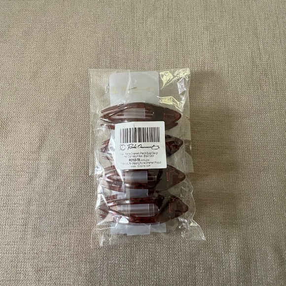 RC ROCHE ORNAMENT 4 Pcs French Concord Hair Clip - Picture 2 of 4